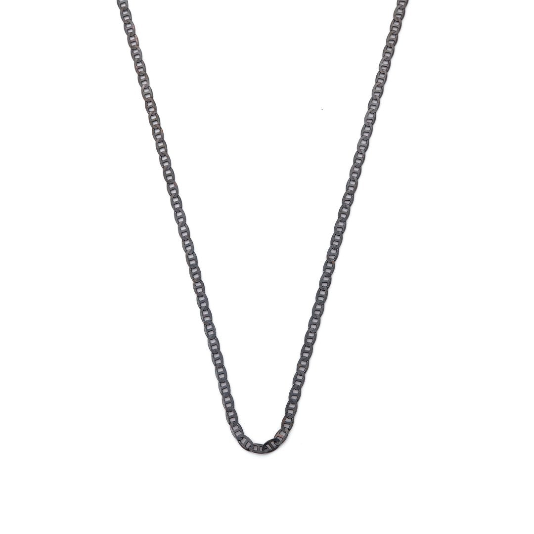 Bar Chain Oxide Necklace for Men 