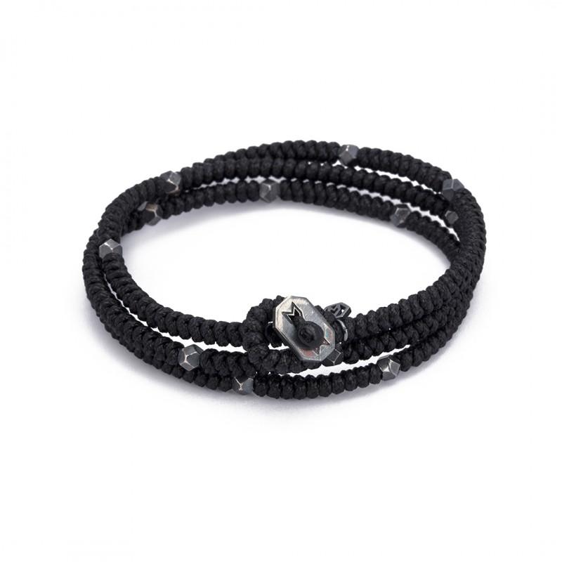 Black Triple Snake Knot Bracelet