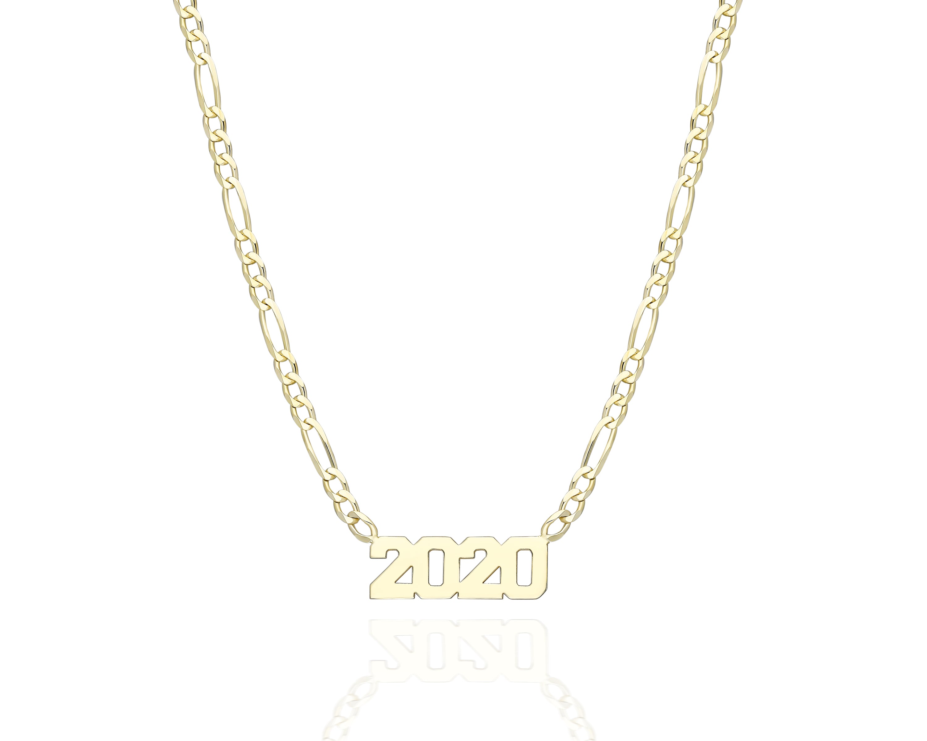 The Scarlet 14K Gold Plated Custom Date Necklace
