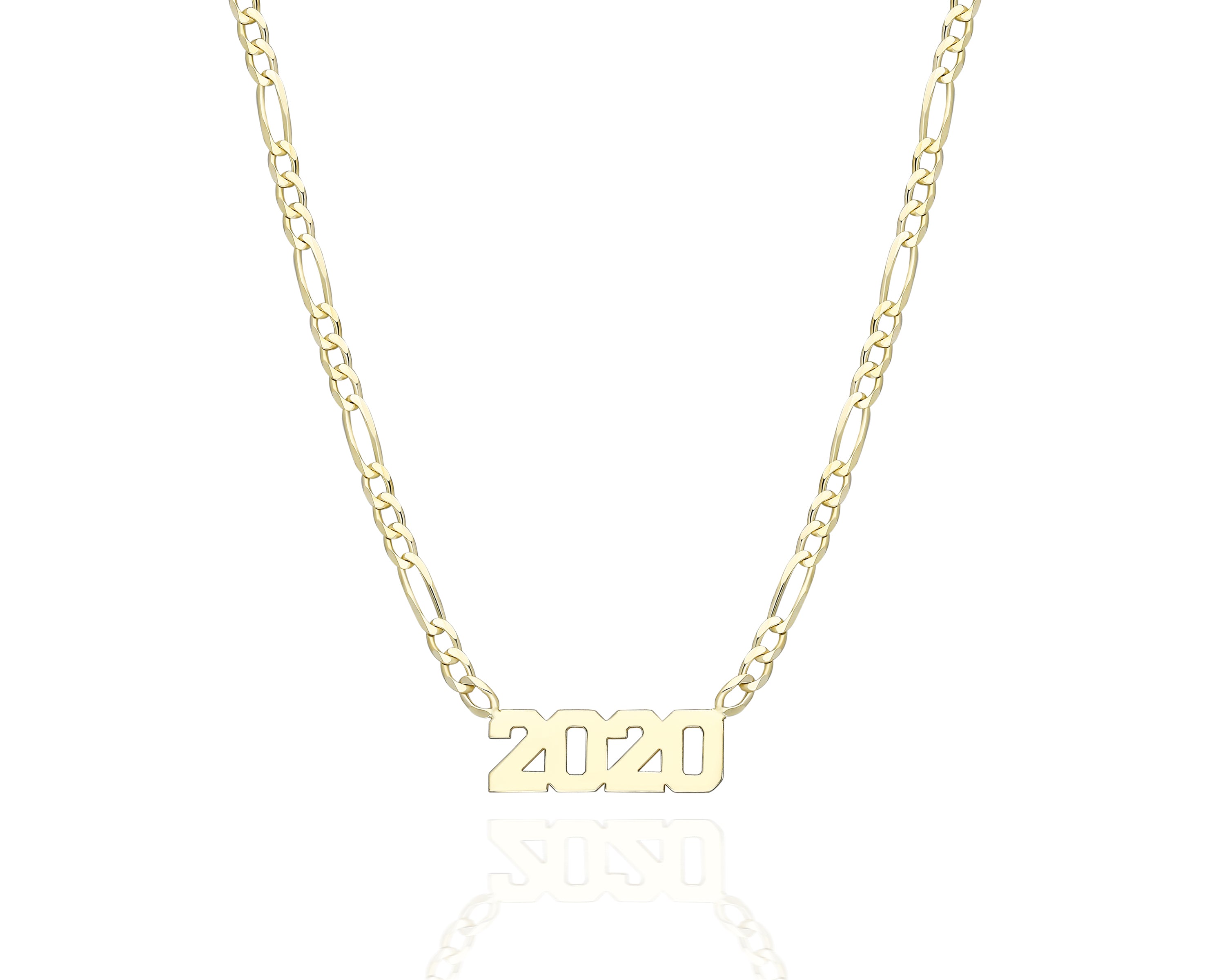 The Scarlet 14K Gold Plated Custom Date Necklace
