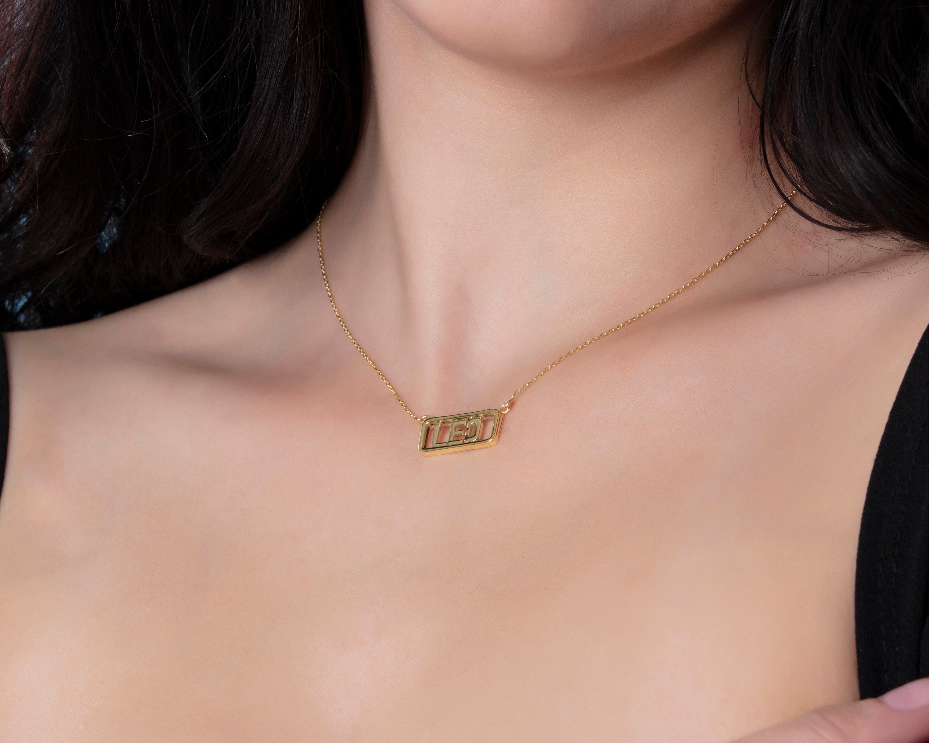 The Indigo 14K Gold Plated Custom Necklace