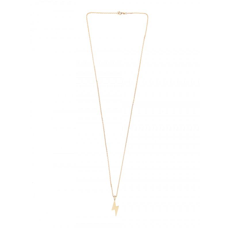 Lightning Gold Plated Necklace 