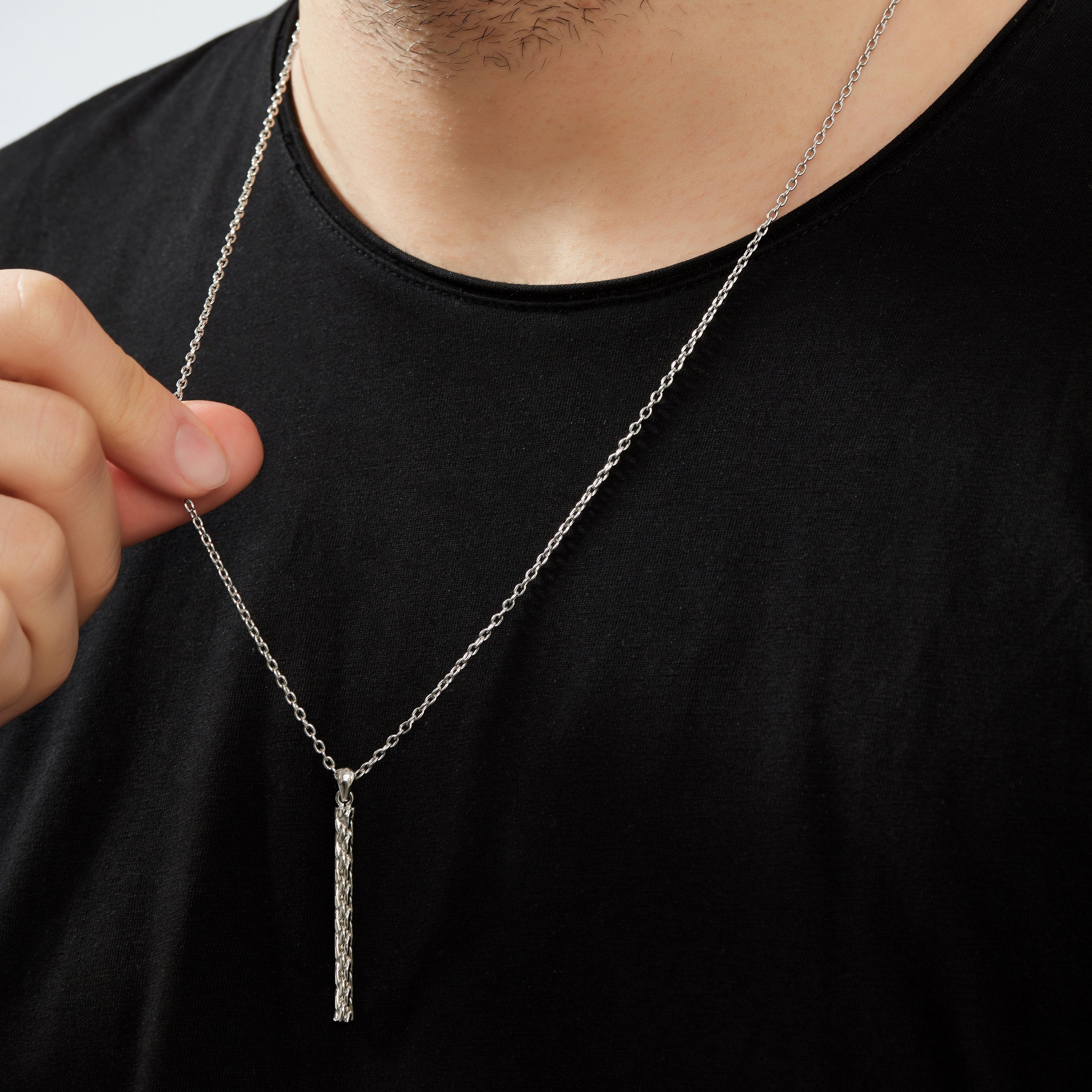 Chain Sterling Silver Necklace for Men