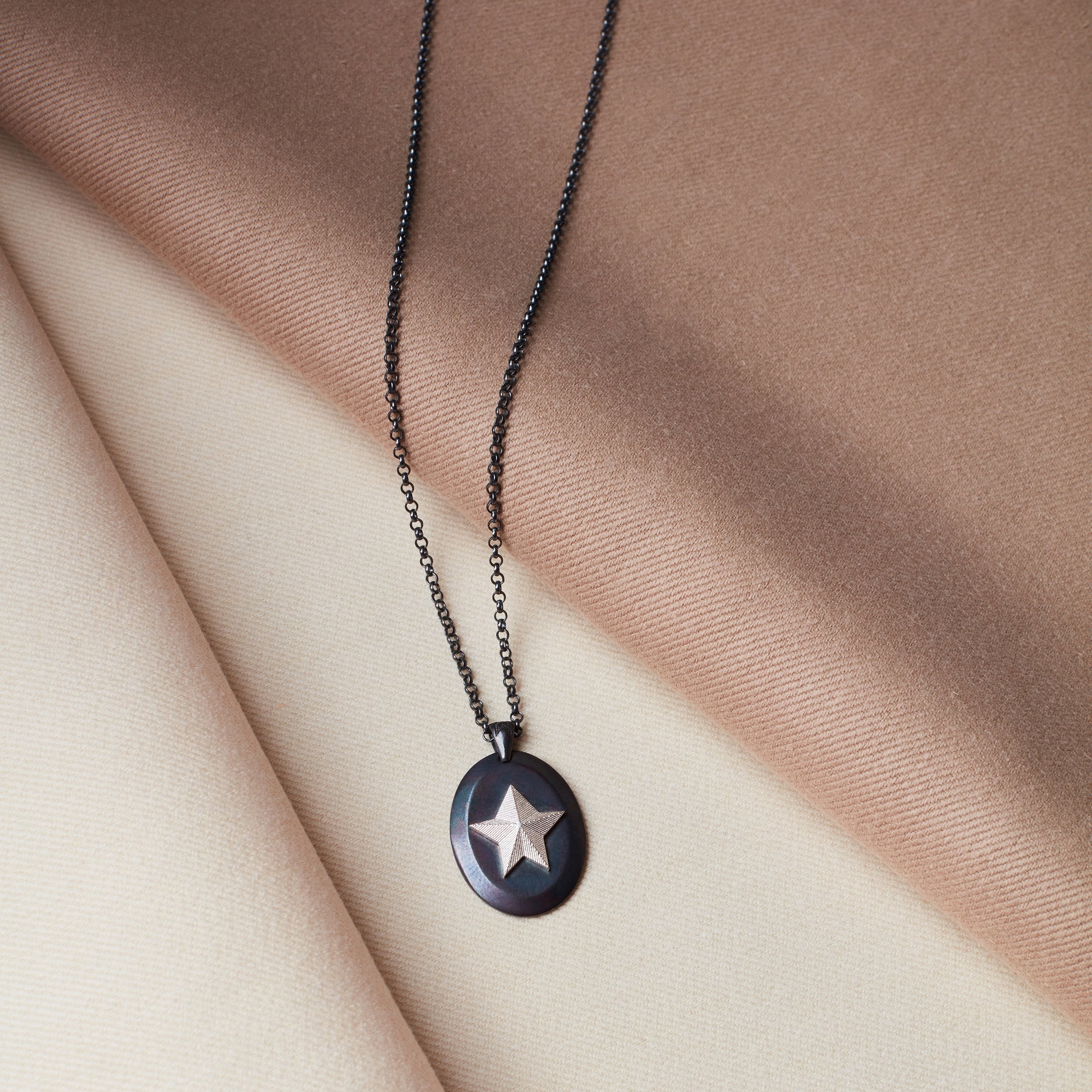 Star Oxide Necklace for Men 