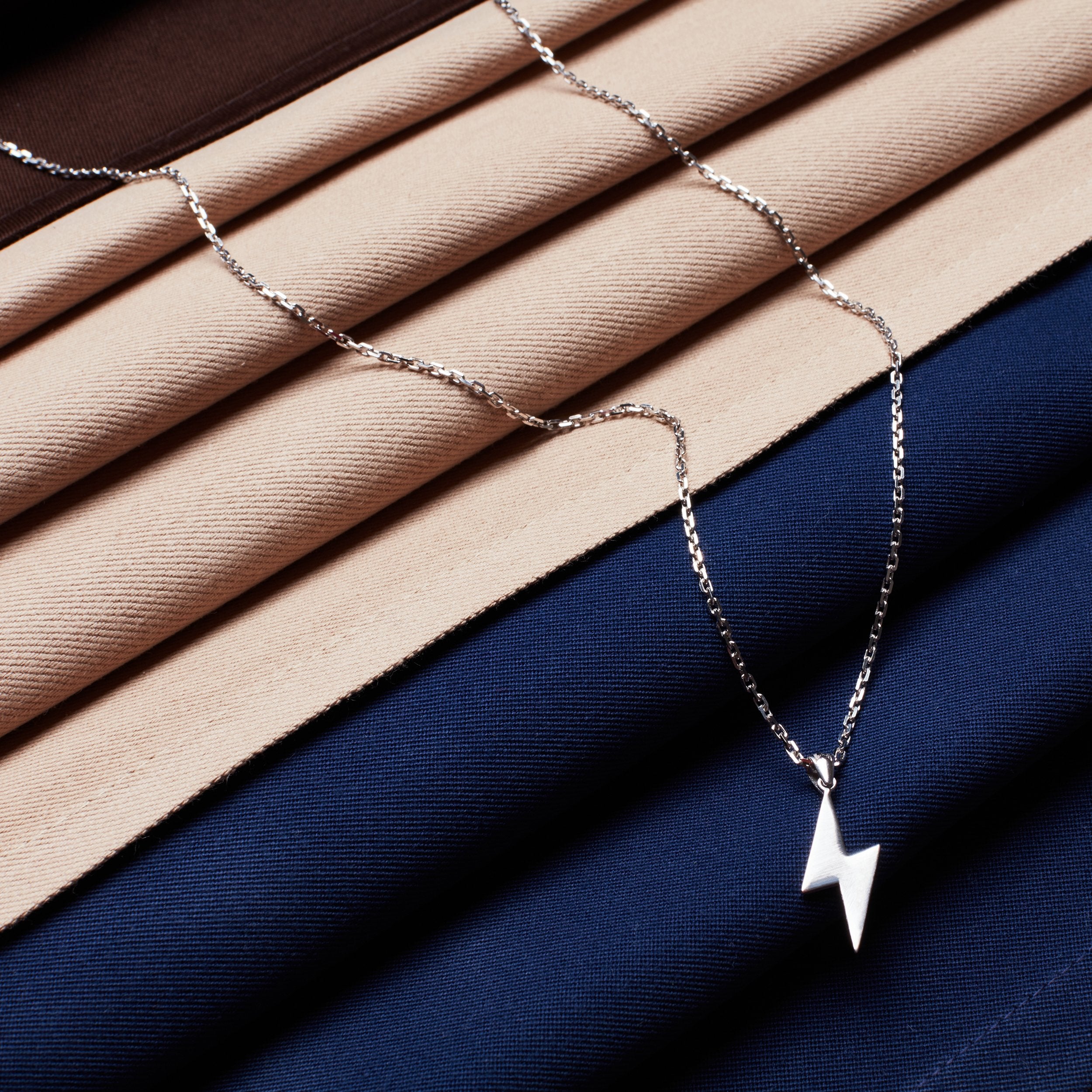 Lightning Sterling Silver Necklace