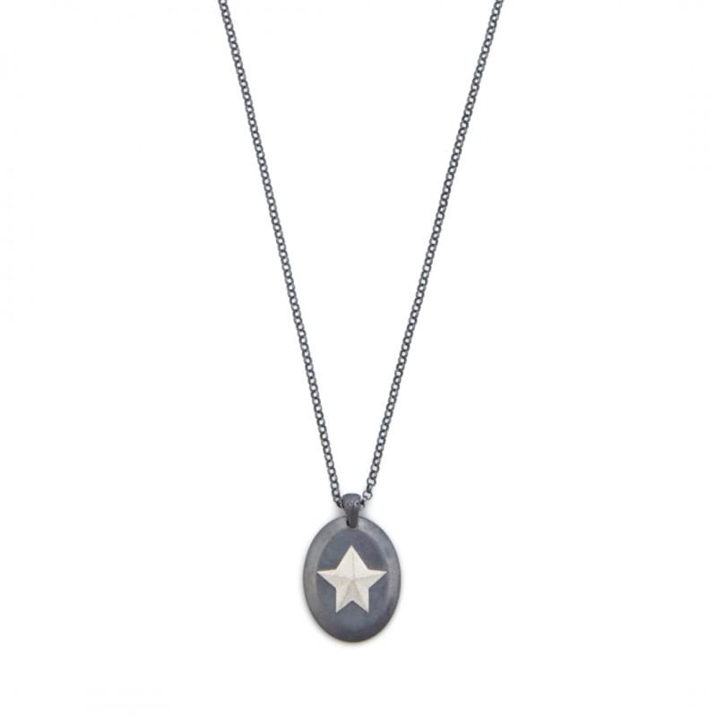 Star Oxide Necklace for Men 