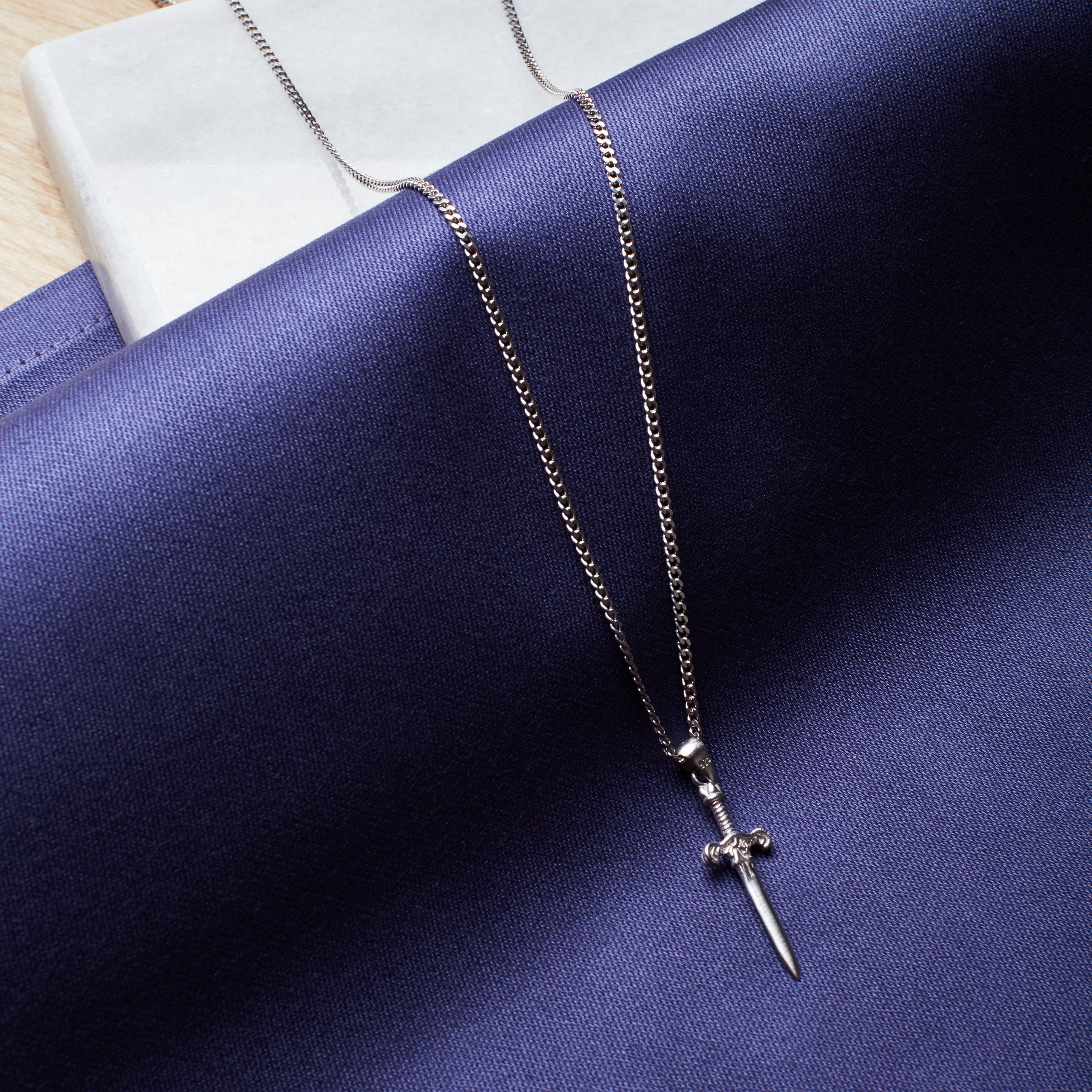 Sword Sterling Silver Necklace