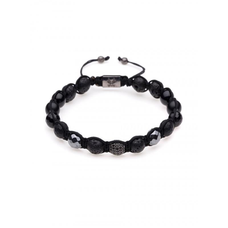 Shamballa Sterling Silver String Bracelet