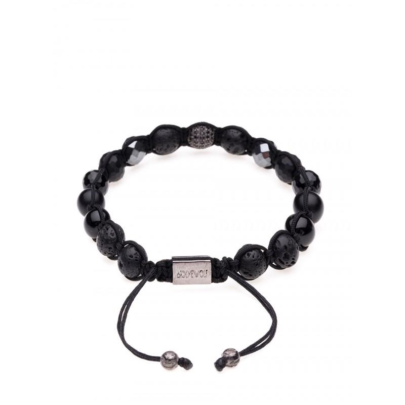 Shamballa Sterling Silver String Bracelet