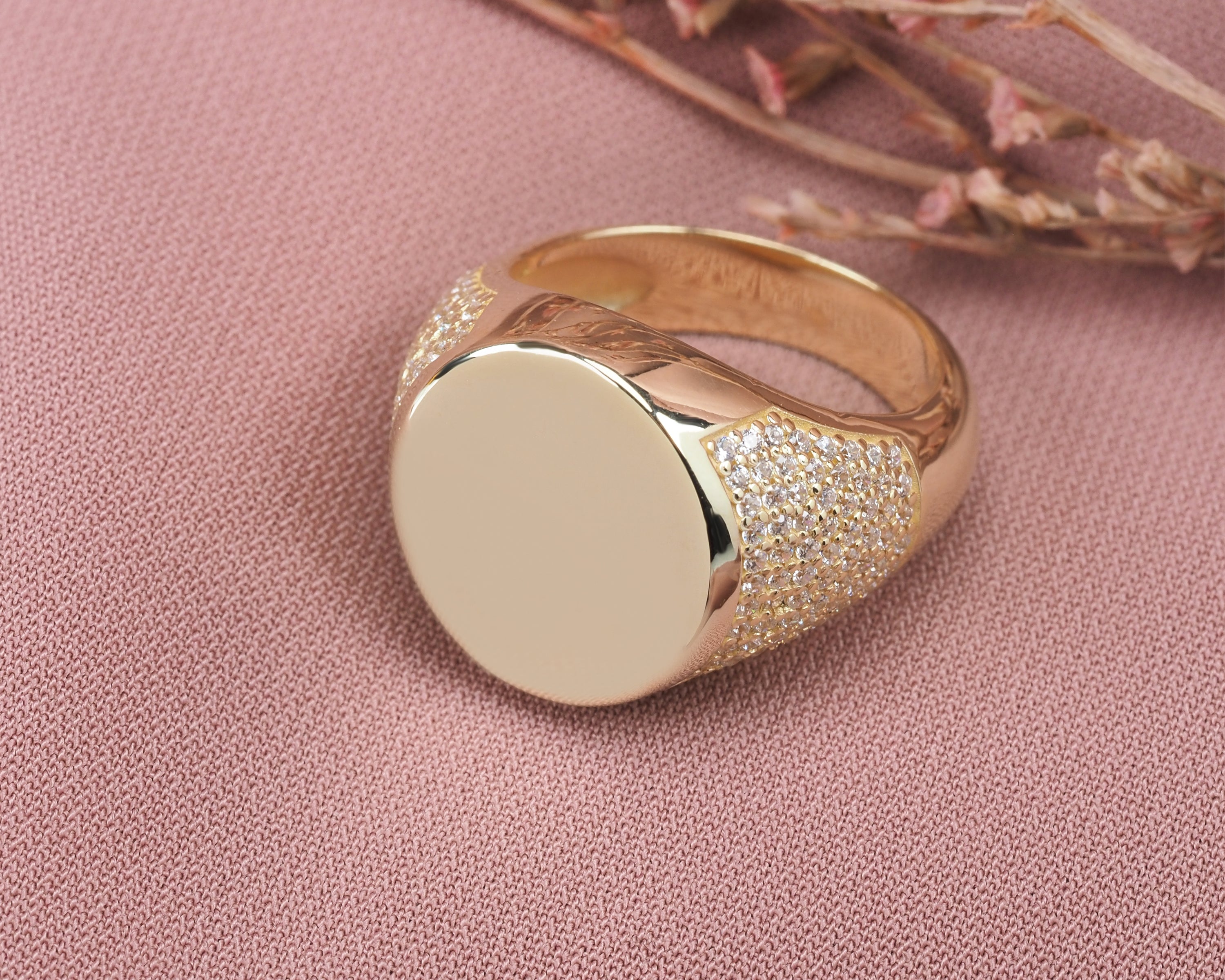 The Jasmine 14K Gold Plated Ring