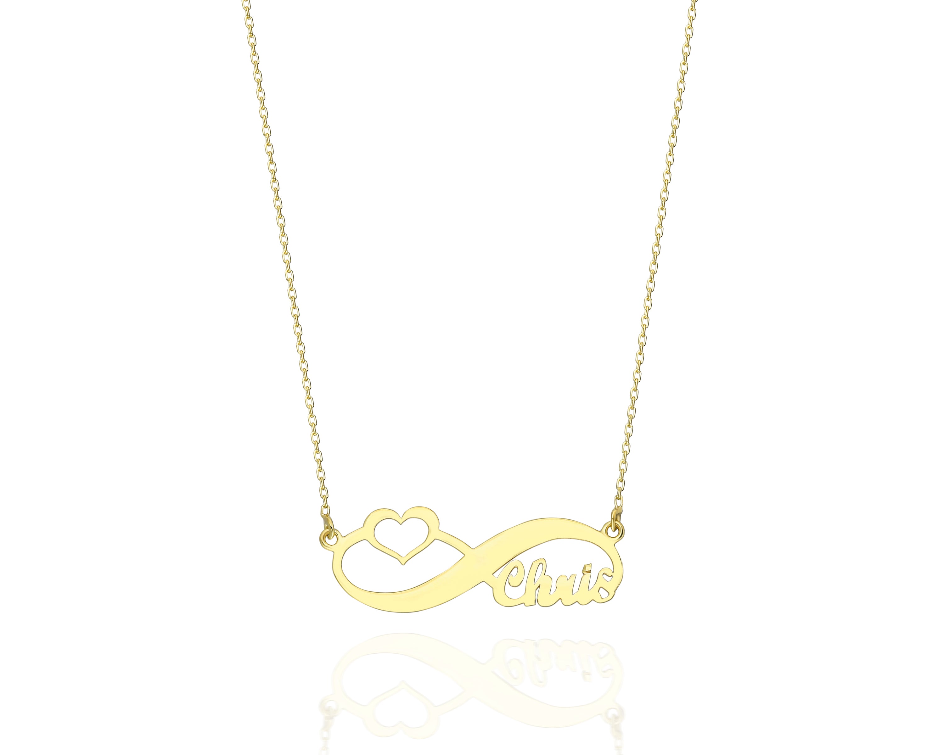 The Bluebell 14K Gold Plated Custom Name Necklace